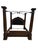 Tall Traditional King Four Poster Bed, 83”h For Sale - Image 9 of 9