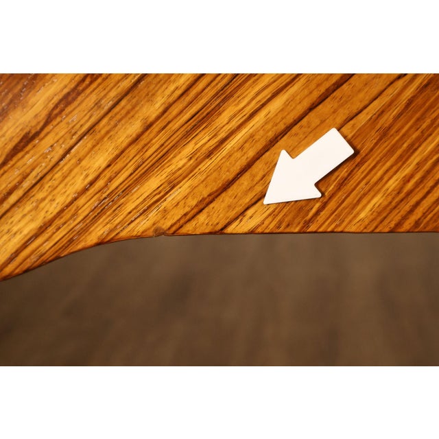 William Switzer Louis XV Zebrawood Bureau Plat Writing Desk For Sale - Image 16 of 18