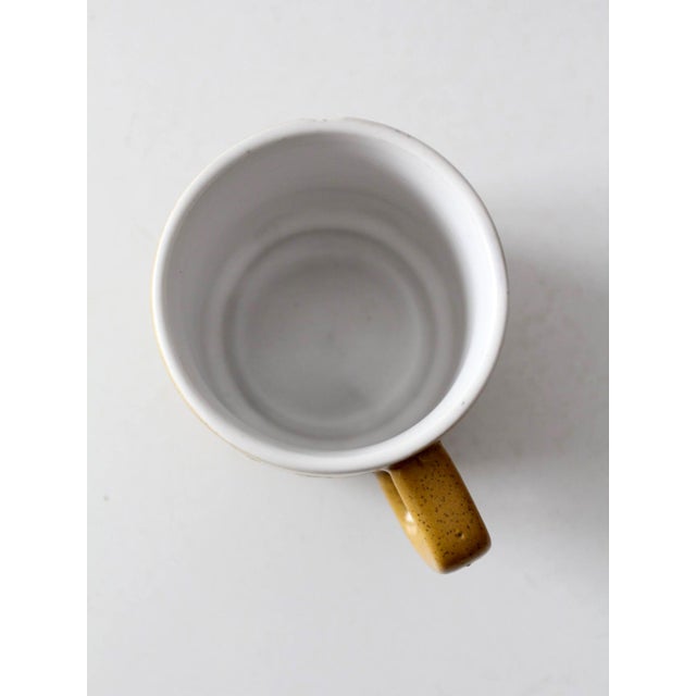 Vintage Geometric Ceramic Mug For Sale - Image 14 of 15