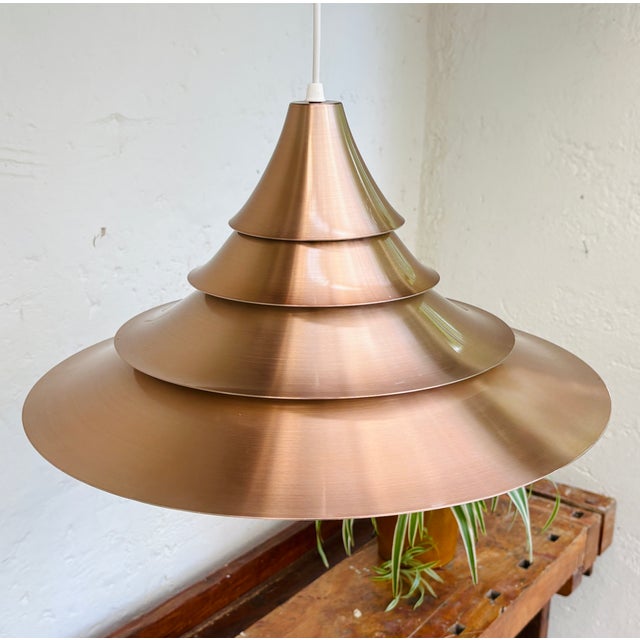 Pagoda Pendant Lamp from Nordisk Solar, 1980s For Sale - Image 6 of 13
