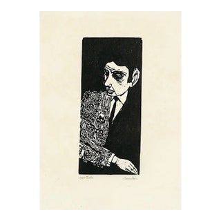 1960s Roger Martin Matador Woodcut For Sale
