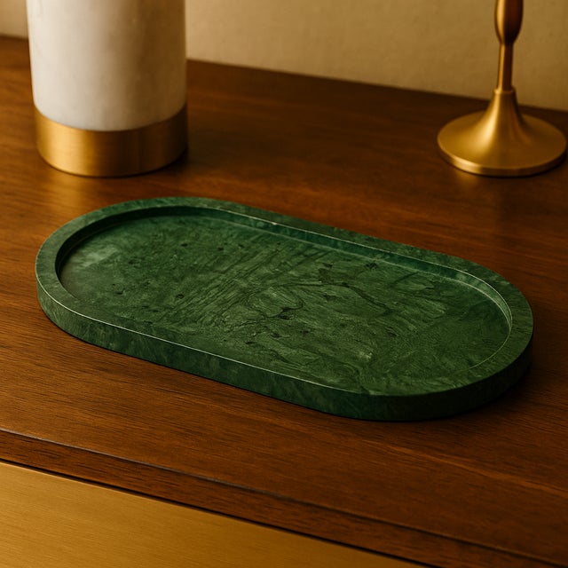 Verde Marble Vanity Tray For Sale - Image 4 of 7