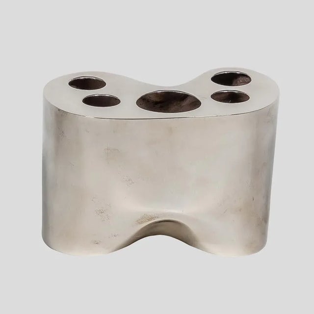 Silver-Plated Decorative Object by James Riviere, 1960s For Sale - Image 6 of 6