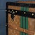 Trunk in Woven Canvas from Louis Vuitton, France, 1900s For Sale - Image 3 of 18