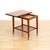 Mid-Century Modern Mid Century Teak Folding Bar Cart Card Table For Sale - Image 3 of 11