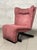 Relaxation Lounge Chair in Red Alcantara from Cinova, 1980s For Sale - Image 17 of 18