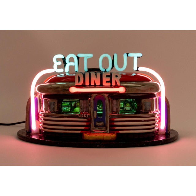 Jerry Berta X Russ Berrie Eat Out Diner Sculpture For Sale - Image 10 of 15