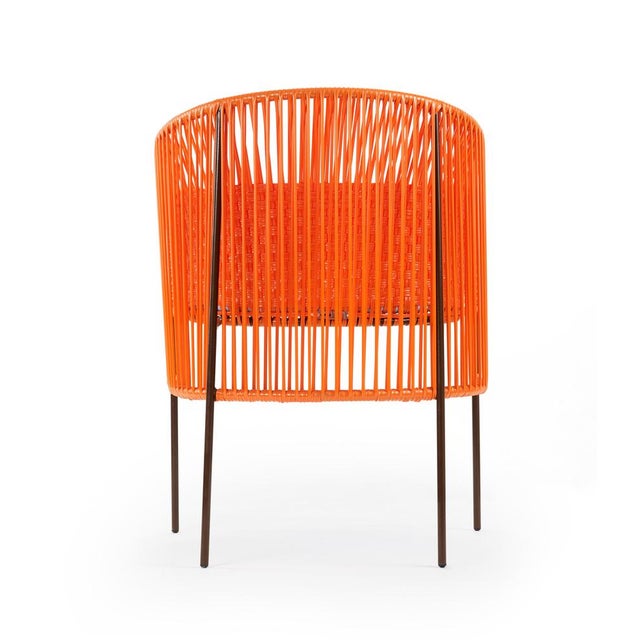 Not Yet Made - Made To Order Orange Mint Caribe Dining Chair by Sebastian Herkner, Set of 4 For Sale - Image 5 of 18