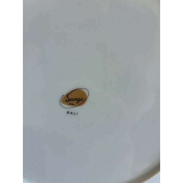 Mid 20th Century Sango Bali Bamboo & Orchid Dinner Plates – Set of 6 For Sale - Image 11 of 11