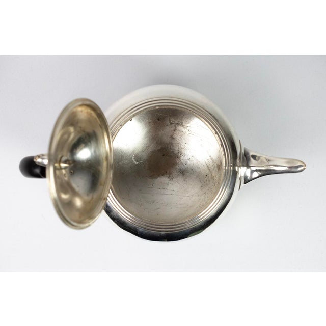 Silver-Plated Metal Teapot from Christofle, France, 1950s For Sale - Image 9 of 14