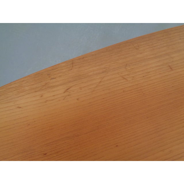 Italian Beech Side Table, 1960s For Sale - Image 11 of 17