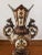 1900 - 1909 Circa 1900 Bohemian Renaissance Revival Majolica Gryphon Handled Footed Vase For Sale - Image 5 of 8