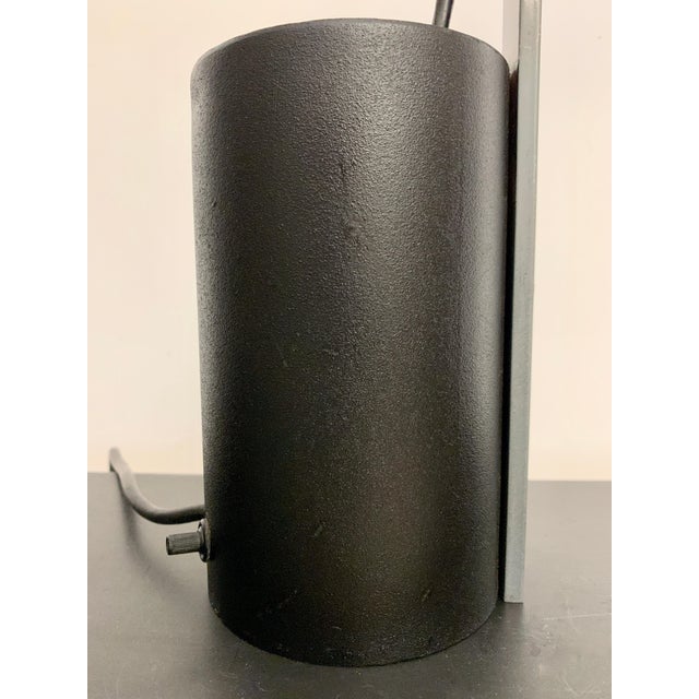 Ruby Red Ron Rezek Red, Gray and Black Model 110 Desk Lamp For Sale - Image 8 of 12