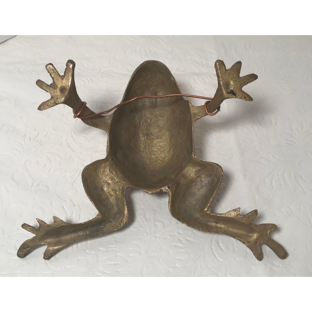 Vintage Brass Frog Figurine Chairish