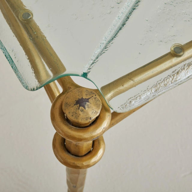 Bronze + Glass Top Rectangular Coffee Table by Lothar Klute, Germany 1970s For Sale In Chicago - Image 6 of 11