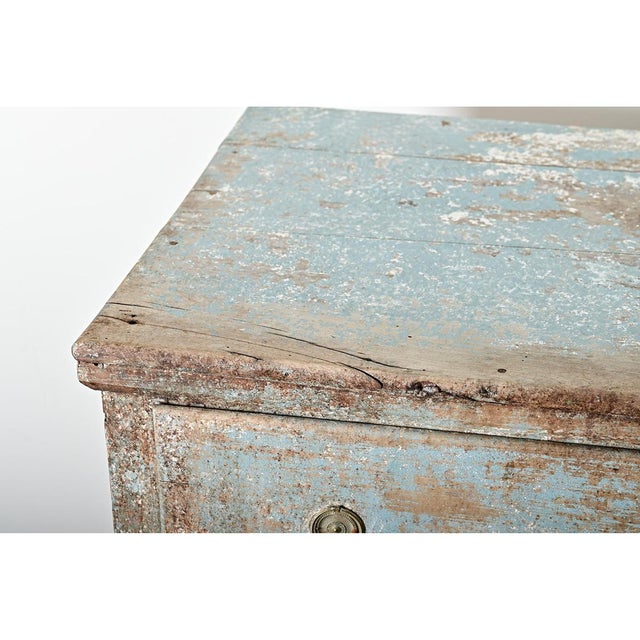Spanish 19th Century Painted Chest of Drawers From Catalonia For Sale - Image 11 of 15