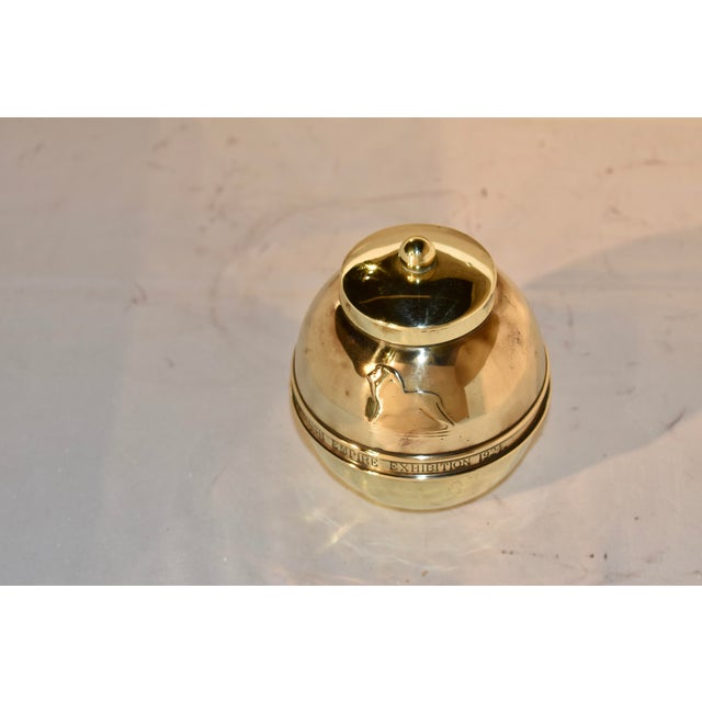 Lipton British Empire Exhibition Tea Caddy, Dated 1924 For Sale - Image 4 of 10