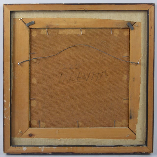 Late 20th Century Late 20th Century Donn DeVita Original Impressionist Painting Signed & Framed For Sale - Image 5 of 5