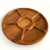 Offered is a 1970s Teak Wood Lazy Susan, made for Neiman Marcus' Home and Design department. The partitions resemble a...