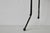 Vintage Black Painted Metal Glass Three Tier Narrow Etagere Mid Century For Sale - Image 9 of 18