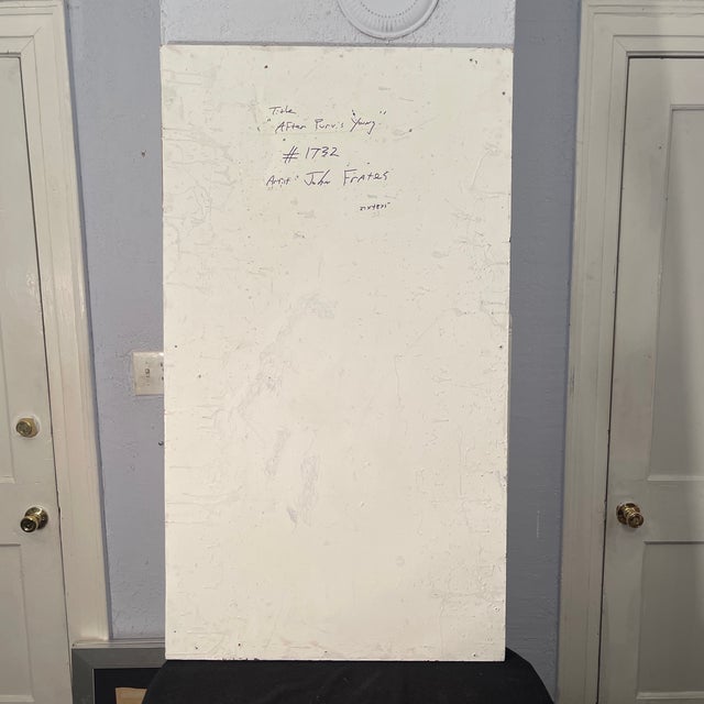 2020s After Purvis Young by John Frates, Mid Century Modern Abstract For Sale - Image 5 of 5