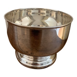 Ralph Lauren Silver Round Revere Style Bowl For Sale