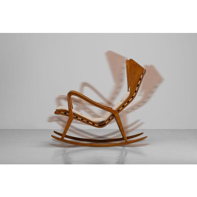 Rocking Chair Technical Studio from Ufficio Tecnico Cassina, Italy, 1955 For Sale - Image 3 of 18