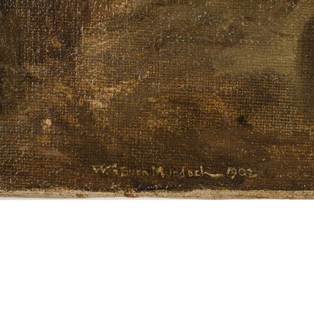 William Gordon Burn-Murdoch (British, 1862 - 1939) European Street Scene, Oil on Canvas For Sale - Image 10 of 10