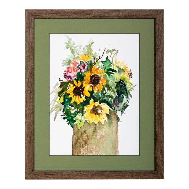 Wildflowers Still Life Contemporary Painting For Sale