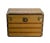 French 1900s Wooden Steamer Trunk With Brass and Leather Accents by Paul Romand, France For Sale - Image 3 of 9