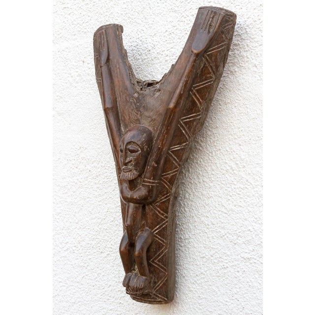 Brown Antique Baule Architectural Wall Art For Sale - Image 8 of 9