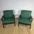 Vintage Danish Lounge Chairs in Teak and Fabric Seating, 1960s, Set of 2 For Sale - Image 3 of 6