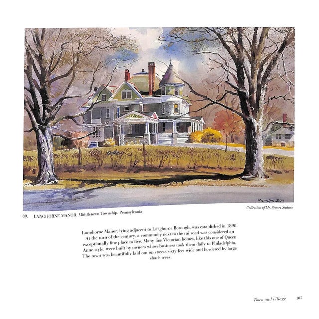 "Ranulph Bye's Bucks County" 1989 Bye, Ranulph (Signed) For Sale In New York - Image 6 of 12