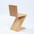 Modern Set of Zigzag Chairs in Elmwood attributed to Gerrit Thomas Rietveld for Rietveld, 1990s For Sale - Image 3 of 18