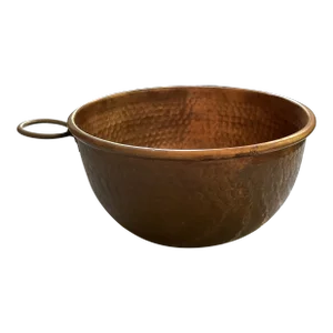 Vintage Hammered Copper Bowl