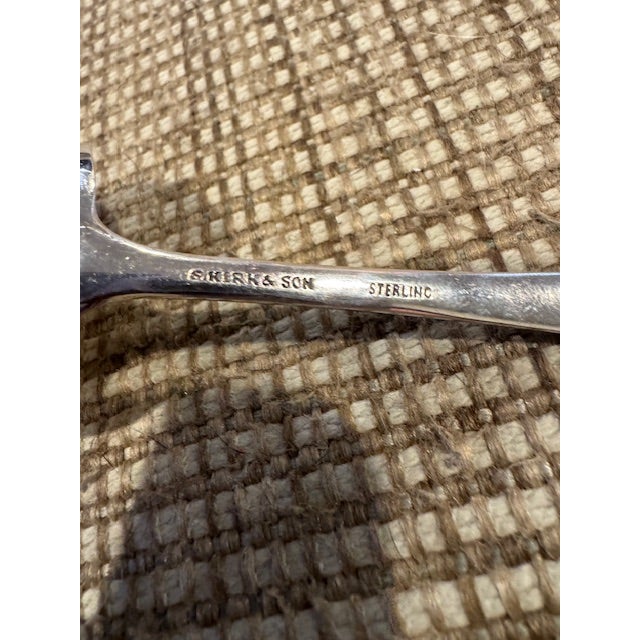 1930s Antique Kirk & Sons "Sterling Silver Cream Sauce Ladle For Sale - Image 5 of 5
