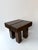 Mid-Century Modern Pair of Massive Wood Stools. Italy, 1960s For Sale - Image 4 of 13