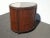 1970s Vintage McGuire Faubourg Collection Oval Nightstand Chest With Drawer For Sale - Image 5 of 10