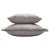 Contemporary Major Collection Cushion in Grey Velvet with Fringes from Lo Decor For Sale - Image 3 of 3