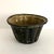 Handmade English terracotta fluted pudding or cake mold with shiny interior and matte black/brown exterior with beautiful...
