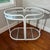 1960s 1960s Mid Century Brown Jordan Style White Patio Bar Cart For Sale - Image 5 of 12