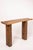 Brutalist Brutalist Wood Console Table, 1970 For Sale - Image 3 of 15