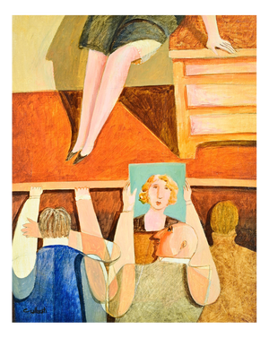 Alberto Gallerati, Public Curiosity, Mixed Media, 1980s