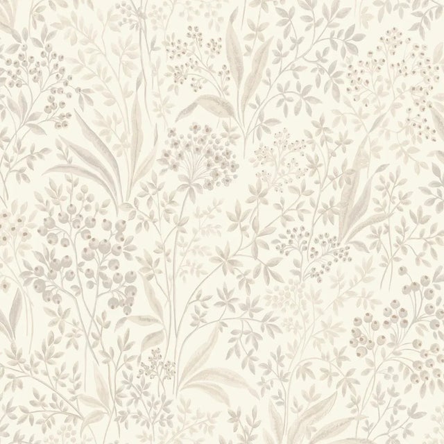 Sample - Borastapeter Nocturne Wallpaper in Stone and Gold For Sale
