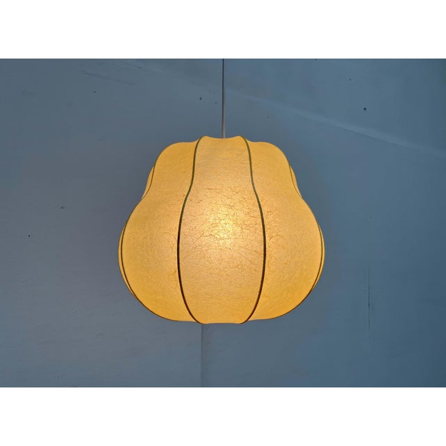 Mid-Century Modern Mid-Century Modern Cocoon Pendant Lamp by Friedel Wauer for Goldkant Leuchten, 1960s For Sale - Image 3 of 18