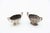 Silver Salt Shakers with Elliptical Bases and Reliefs, Set of 2 For Sale - Image 3 of 3
