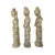 2000 - 2009 Vintage Maitland Smith Terracotta Statues of Asian Women - Set of 3 For Sale - Image 5 of 12