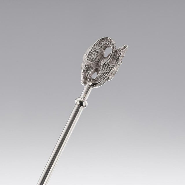 Silver Silver Cased Cocktail Spoons from Patrick Mavros, Set of 6 For Sale - Image 8 of 9