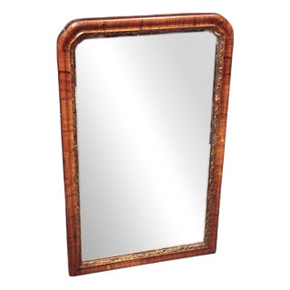 Early Georgian Walnut Wall Mirror For Sale