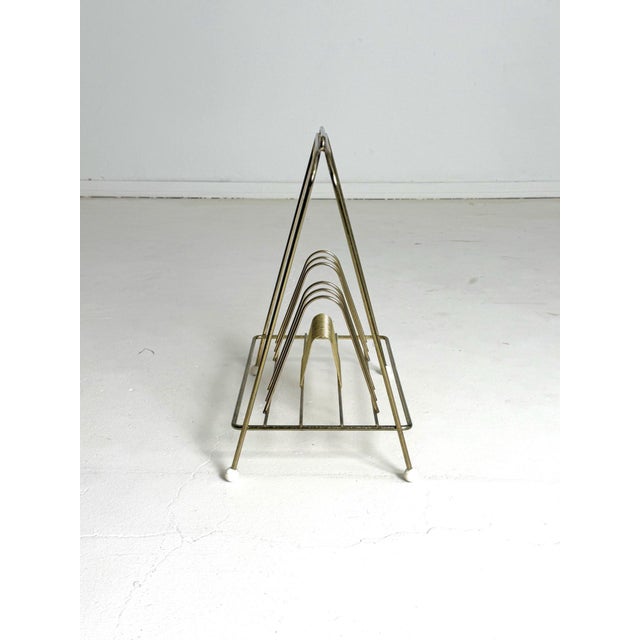 Metal Danish Magazine Rack, 1960s For Sale - Image 7 of 8